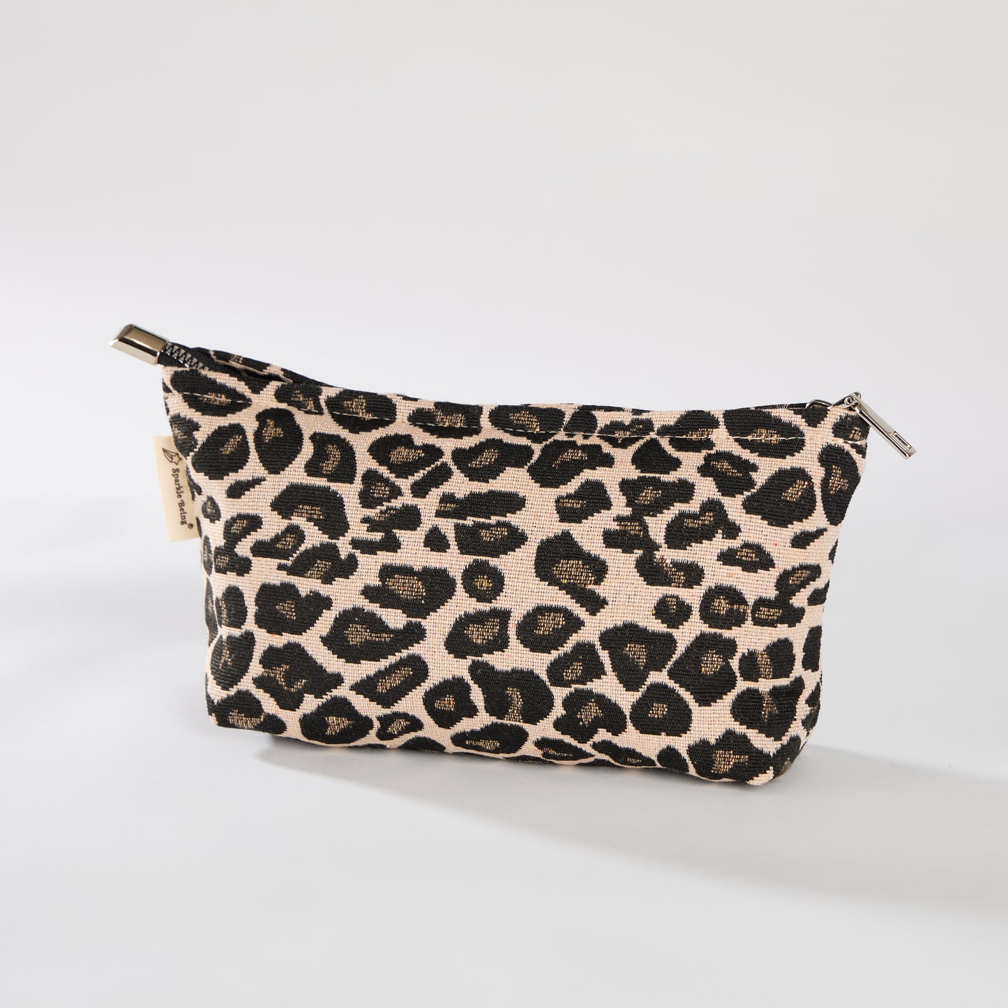 Leopard Print Toiletry / Makeup Bag - Travel-Friendly Cosmetic Bag