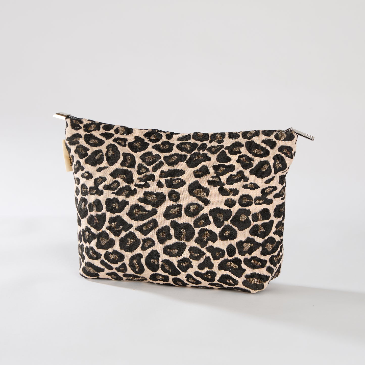 Leopard Print Toiletry / Makeup Bag - Travel-Friendly Cosmetic Bag