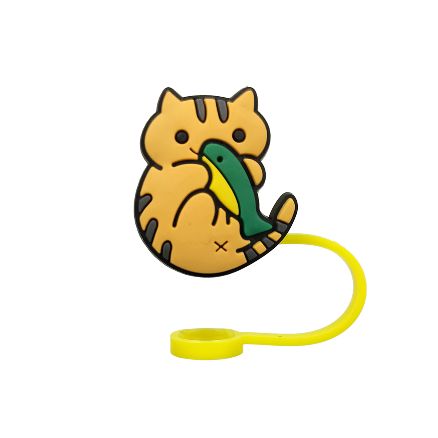 10mm Kitty Cat Silicone Straw Top Cover for Stanley 30 & 40oz Tumblers