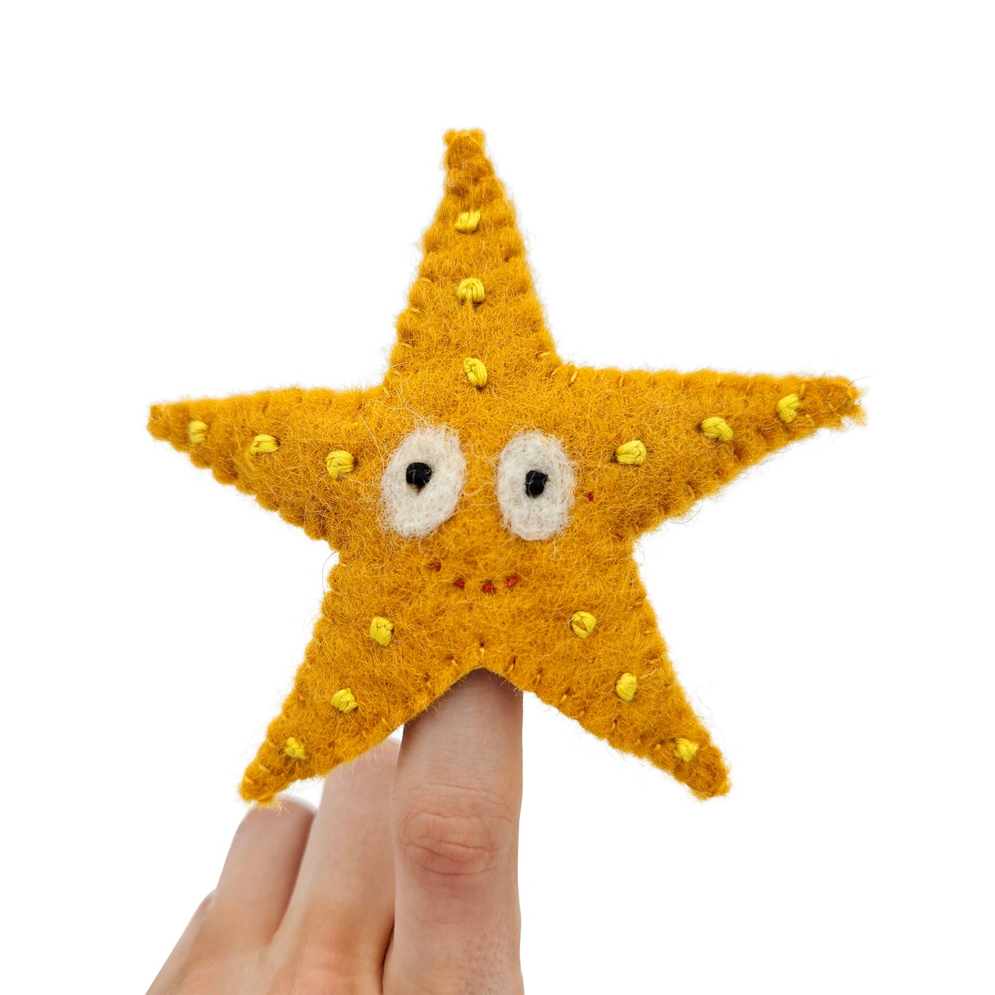 Felt Finger Puppet Toy Set with Display - Storyteller