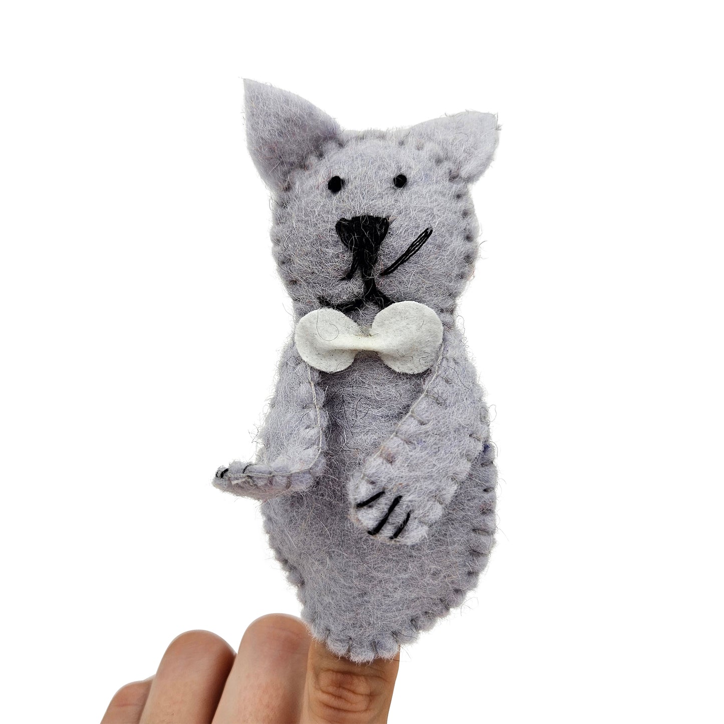 Felt Finger Puppet Toy Set with Display - Storyteller