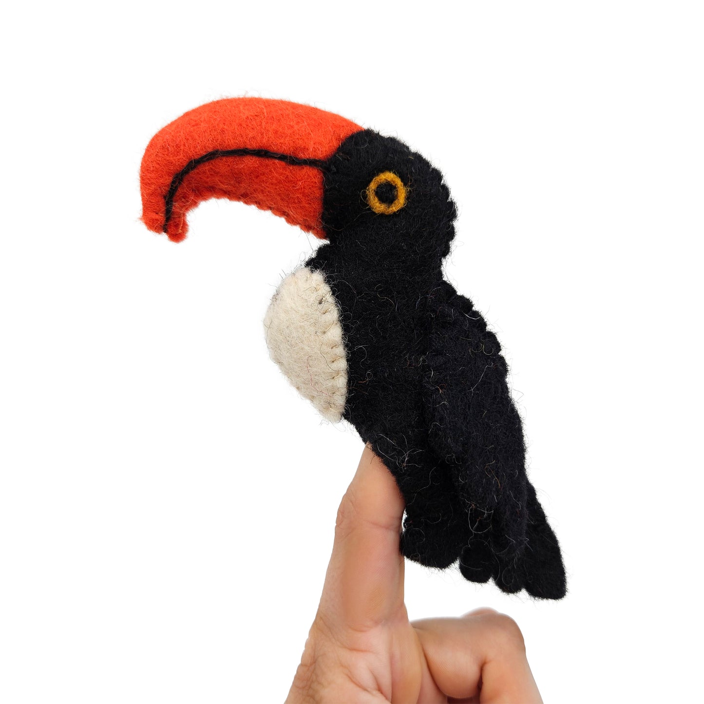 Felt Finger Puppet Toy Set with Display - Storyteller