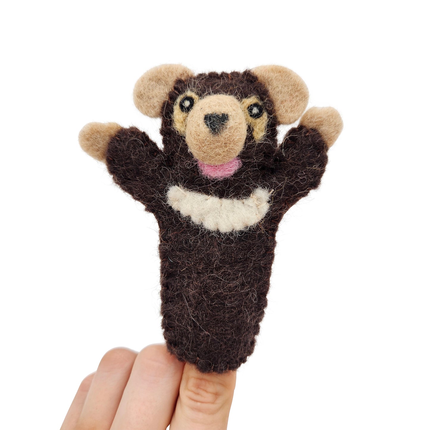 Felt Finger Puppet Toy Set with Display - Storyteller