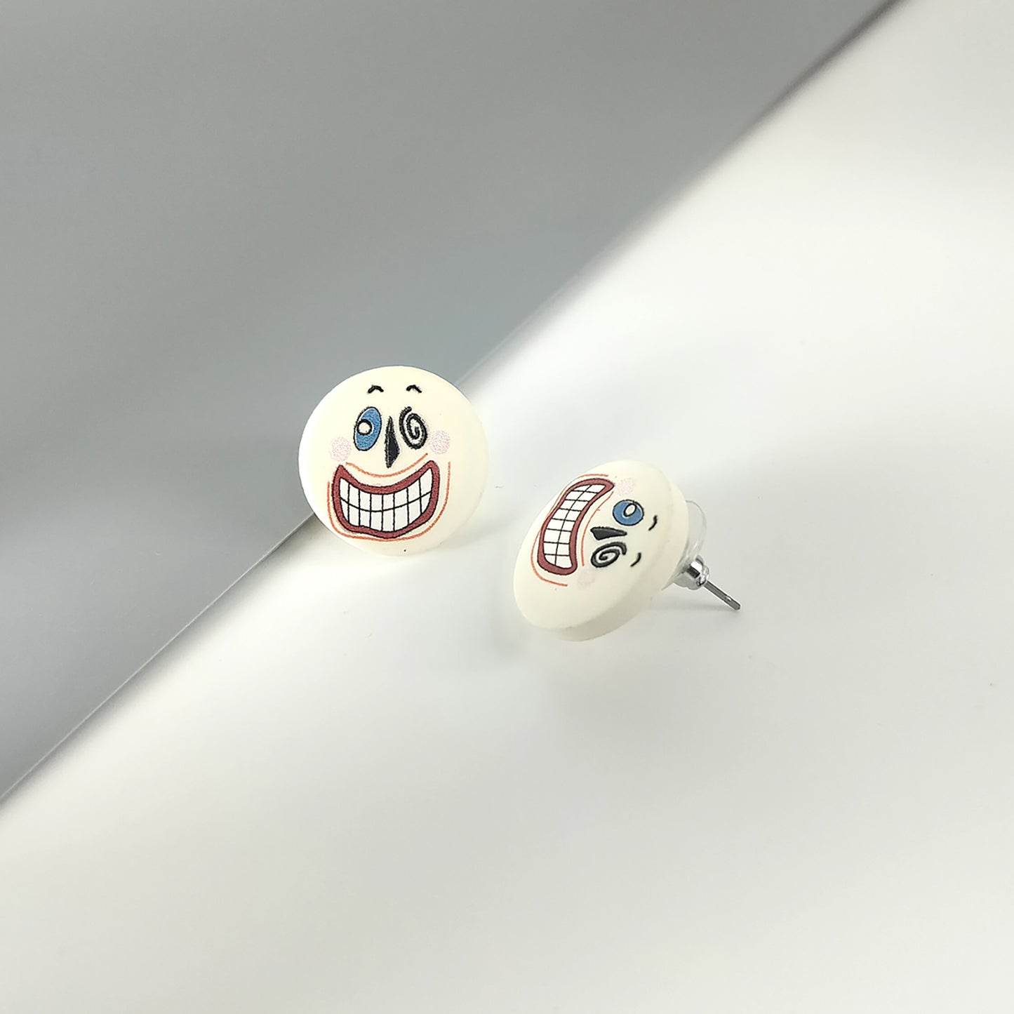Clown Grin Stud Earrings