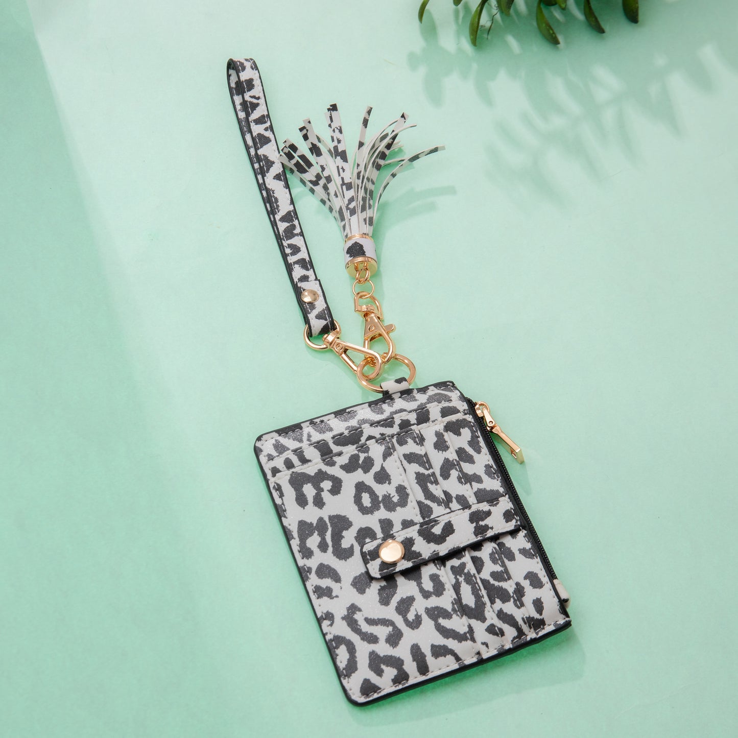 Multifunctional large Capacity Slim and Stylish Vegan Leather Wrist Card Holder Wallet