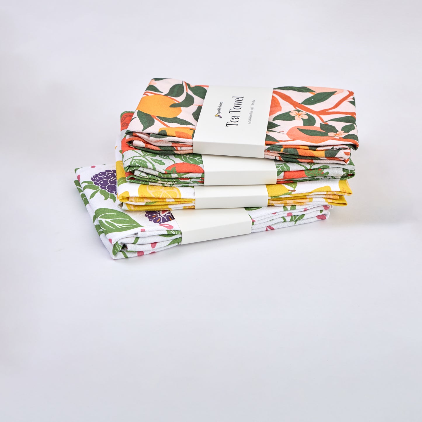 Tea Towels for a Cute Kitchen – Farm Fresh Tomatoes (Set of 2) | 100% Cotton & Absorbent