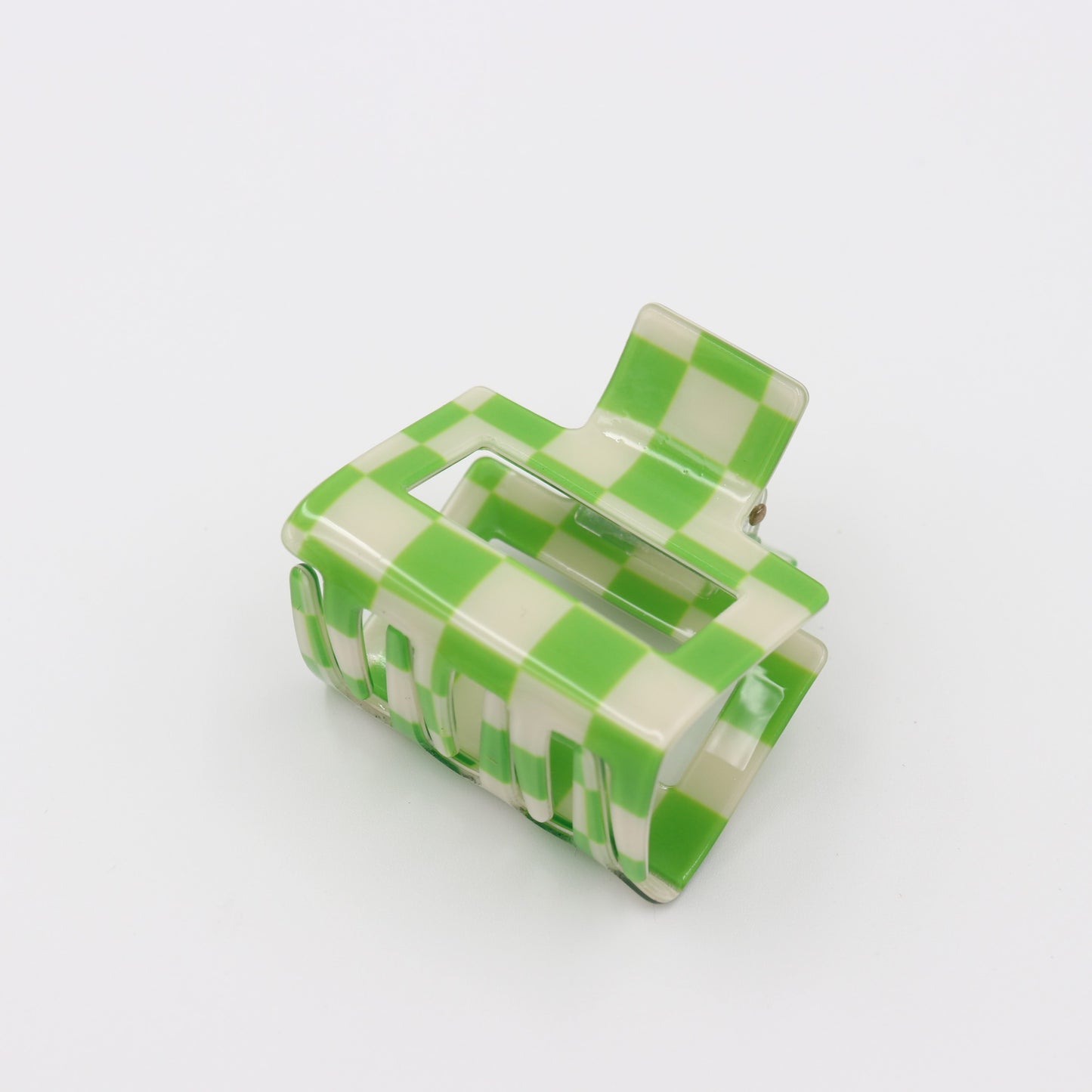 Checkered 2-Inch Hair Clips