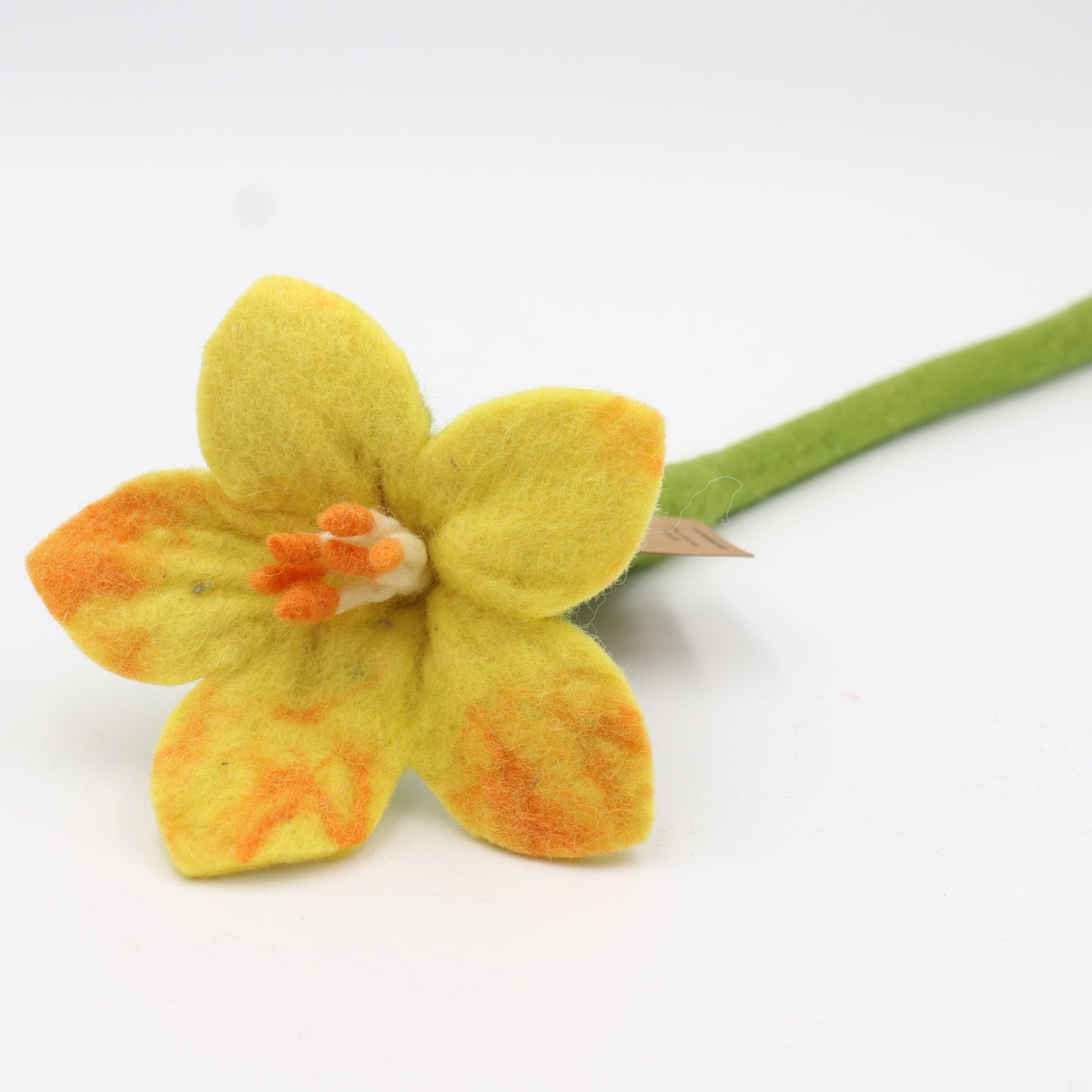 Handmade Wool Felt Flowers - Daffodils