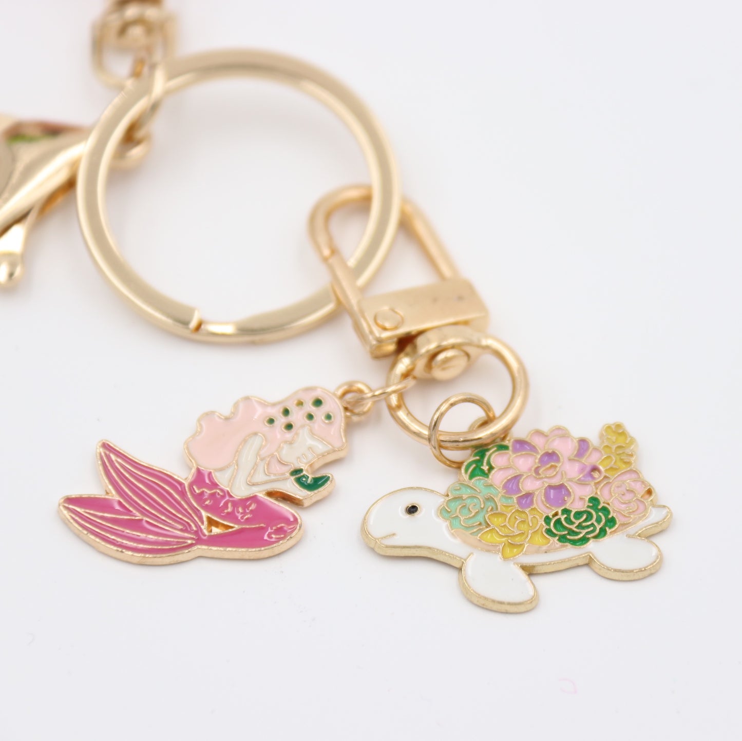 Turtley Cute: Knit Keychain with a Shellful of Personality and Removable Charms