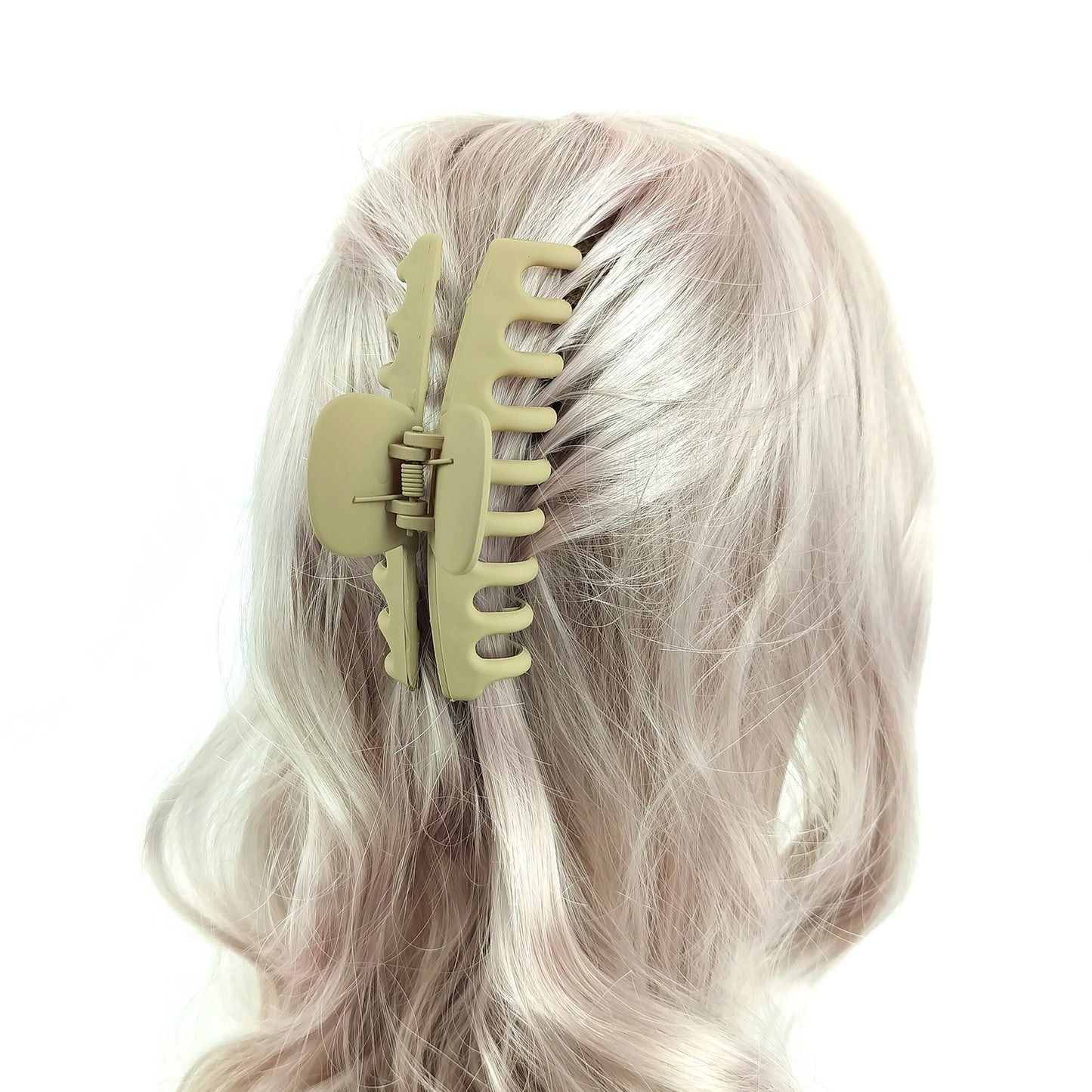 Tan Brown Hair Claw & Hair Clip Accessories For Women