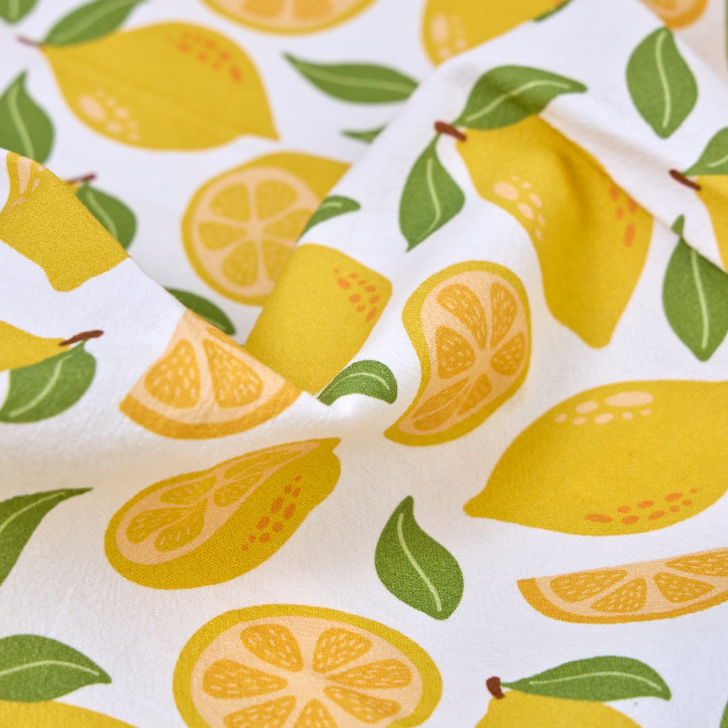 Tea Towels for a Cute Kitchen – Lemon Grove (Set of 2) | 100% Cotton, Absorbent & Eco-Friendly