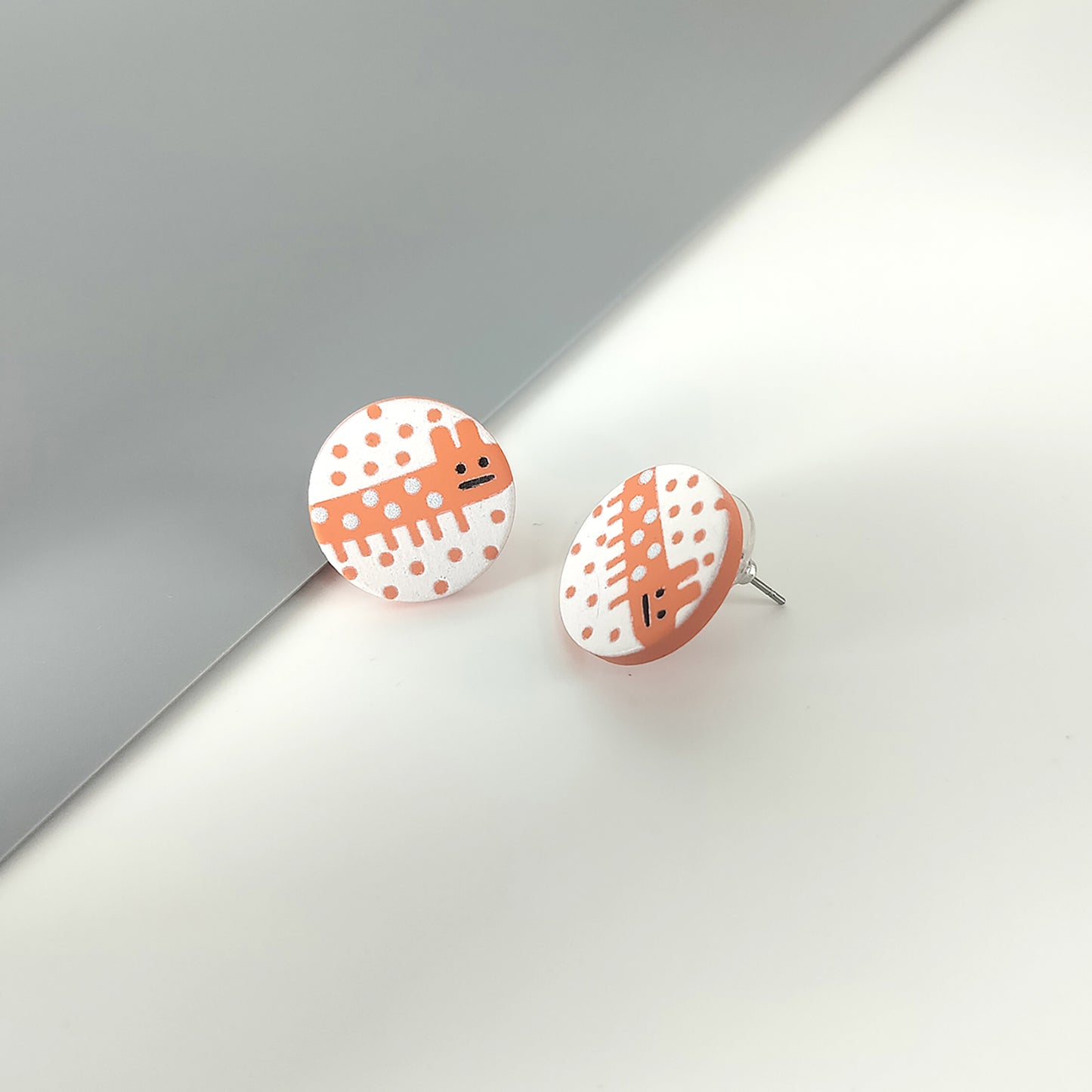 Playful Puppy Stud Earrings