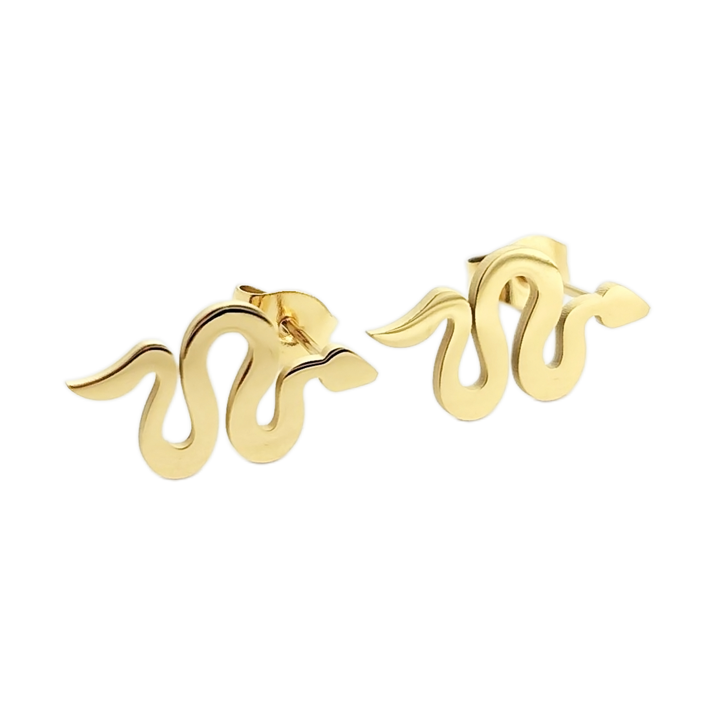 Snake Studs Earrings - Slithering
