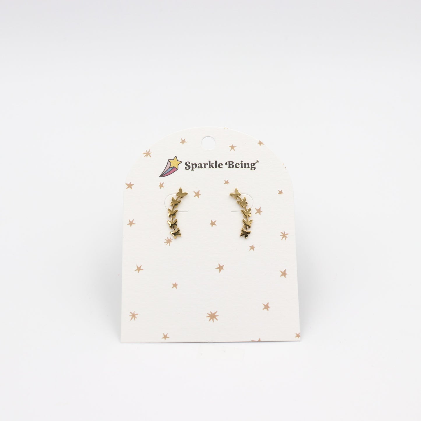 Ear Climber - Trailing Butterflies