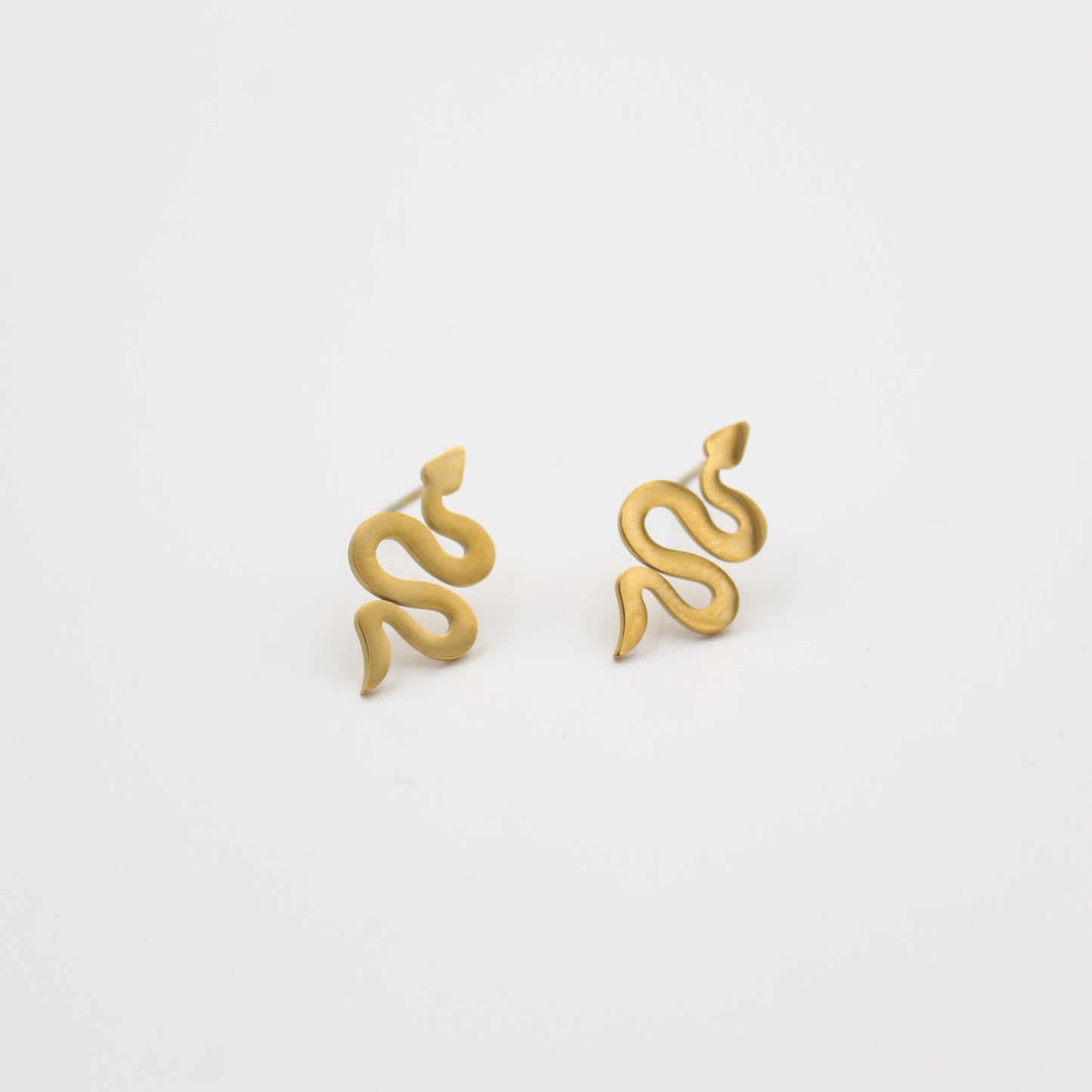 Snake Studs Earrings - Slithering