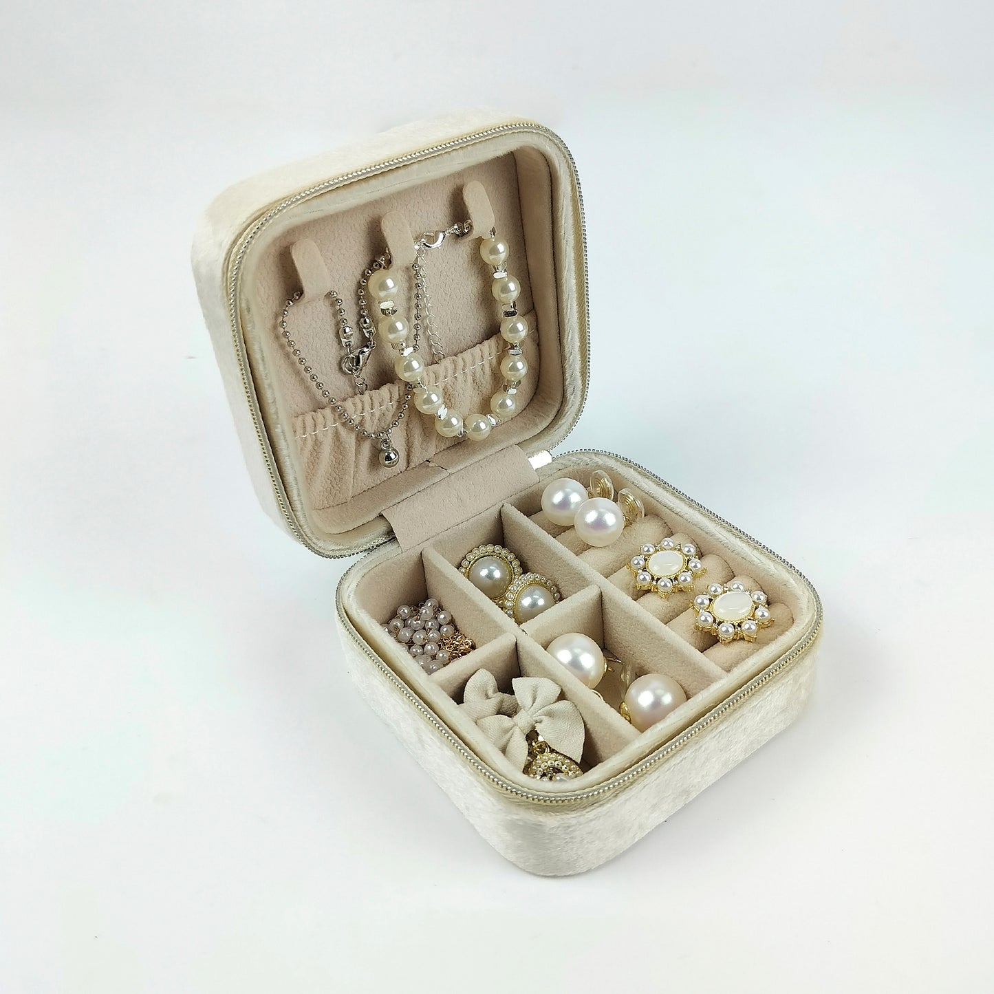 Portable Jewelry Storage Case - Travel Ring Jewelry Gift Box