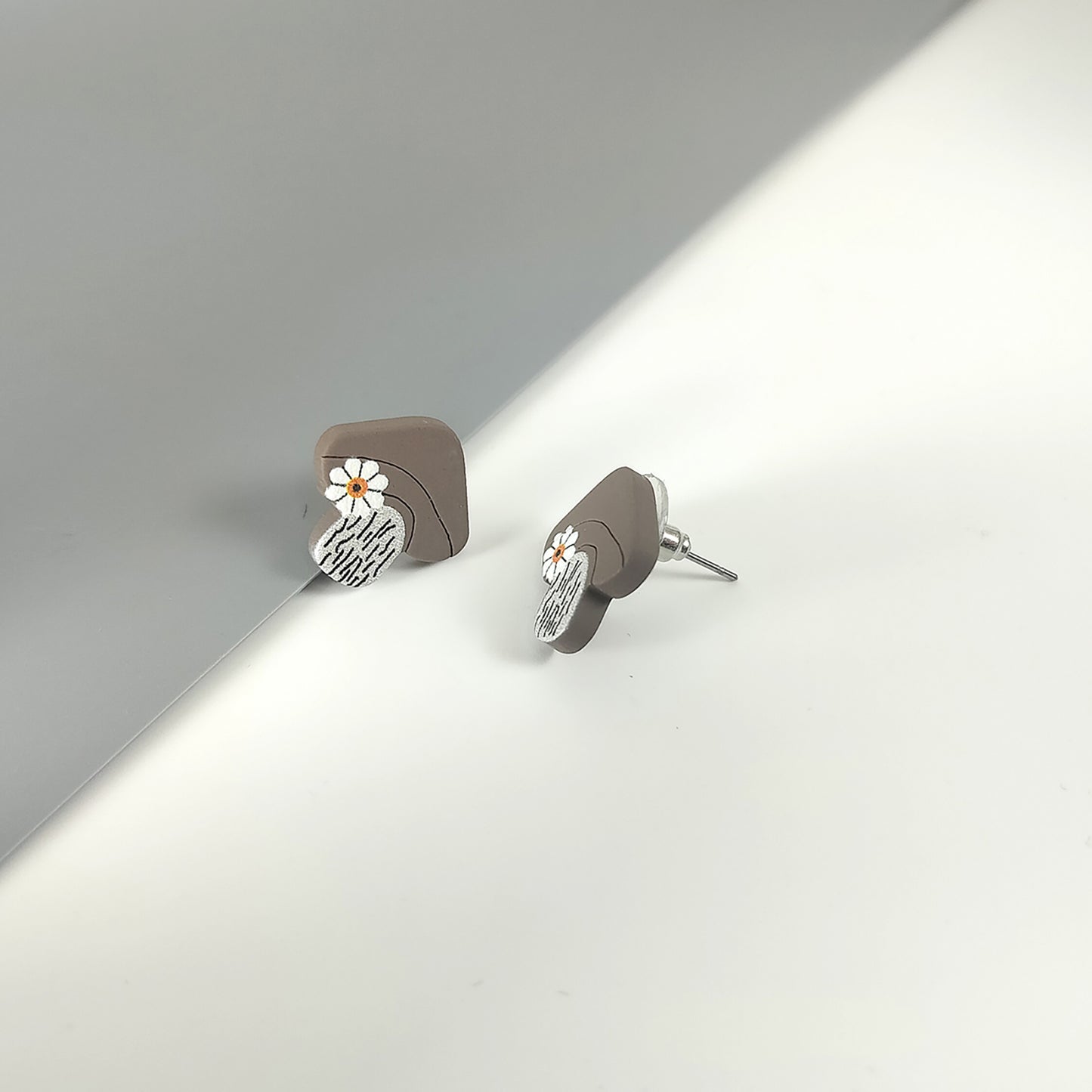 Woodland Mushroom Stud Earrings