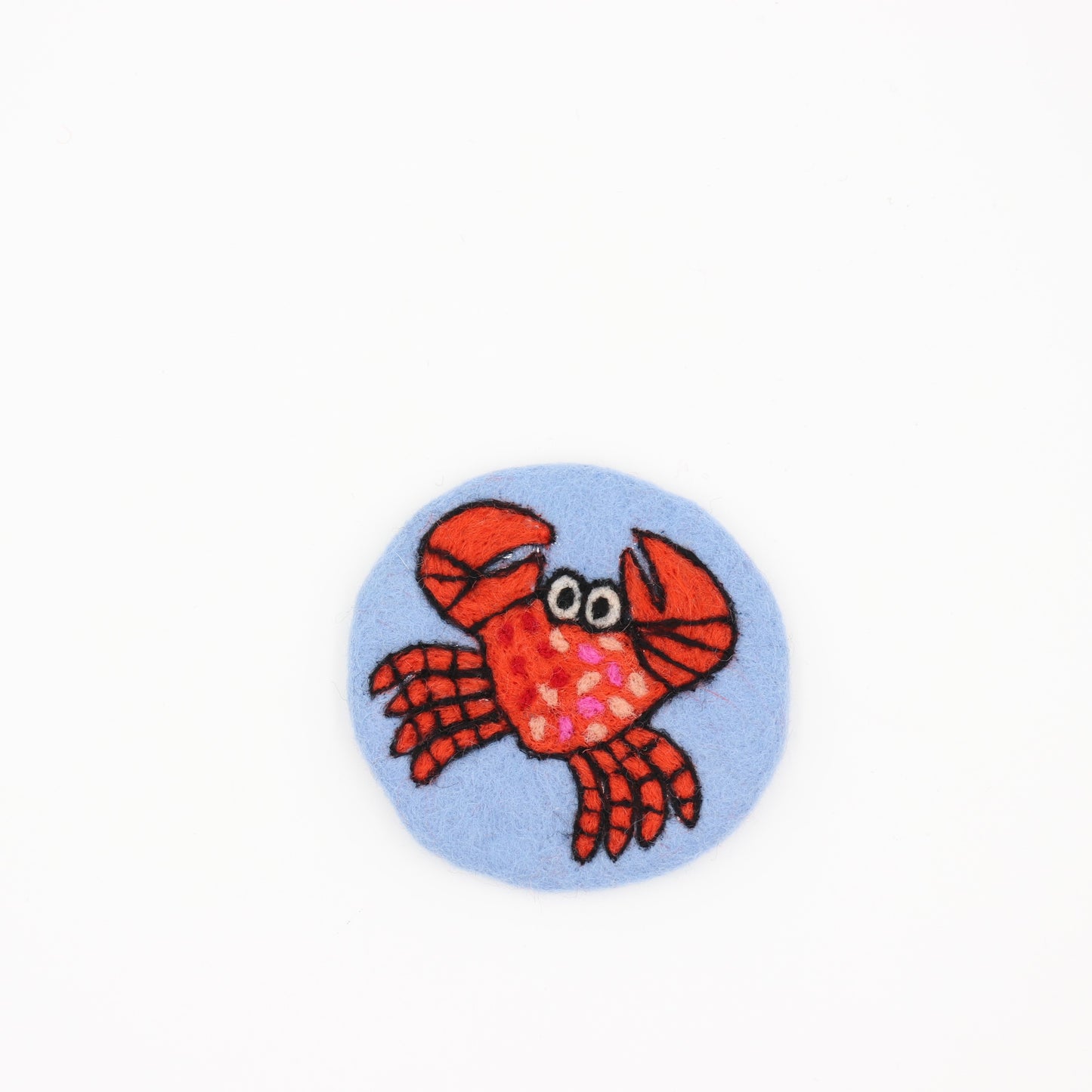 Wool Felt Coaster – Sheep, Seahorse, Crab & Save the Planet Drink Coasters