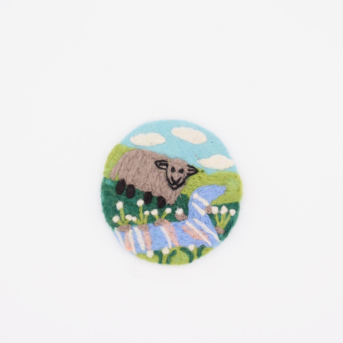 Wool Felt Coaster – Farm Sheep Drink Coasters