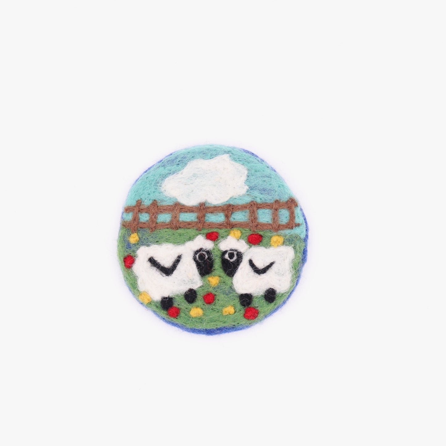 Wool Felt Coaster – Farm Sheep Drink Coasters