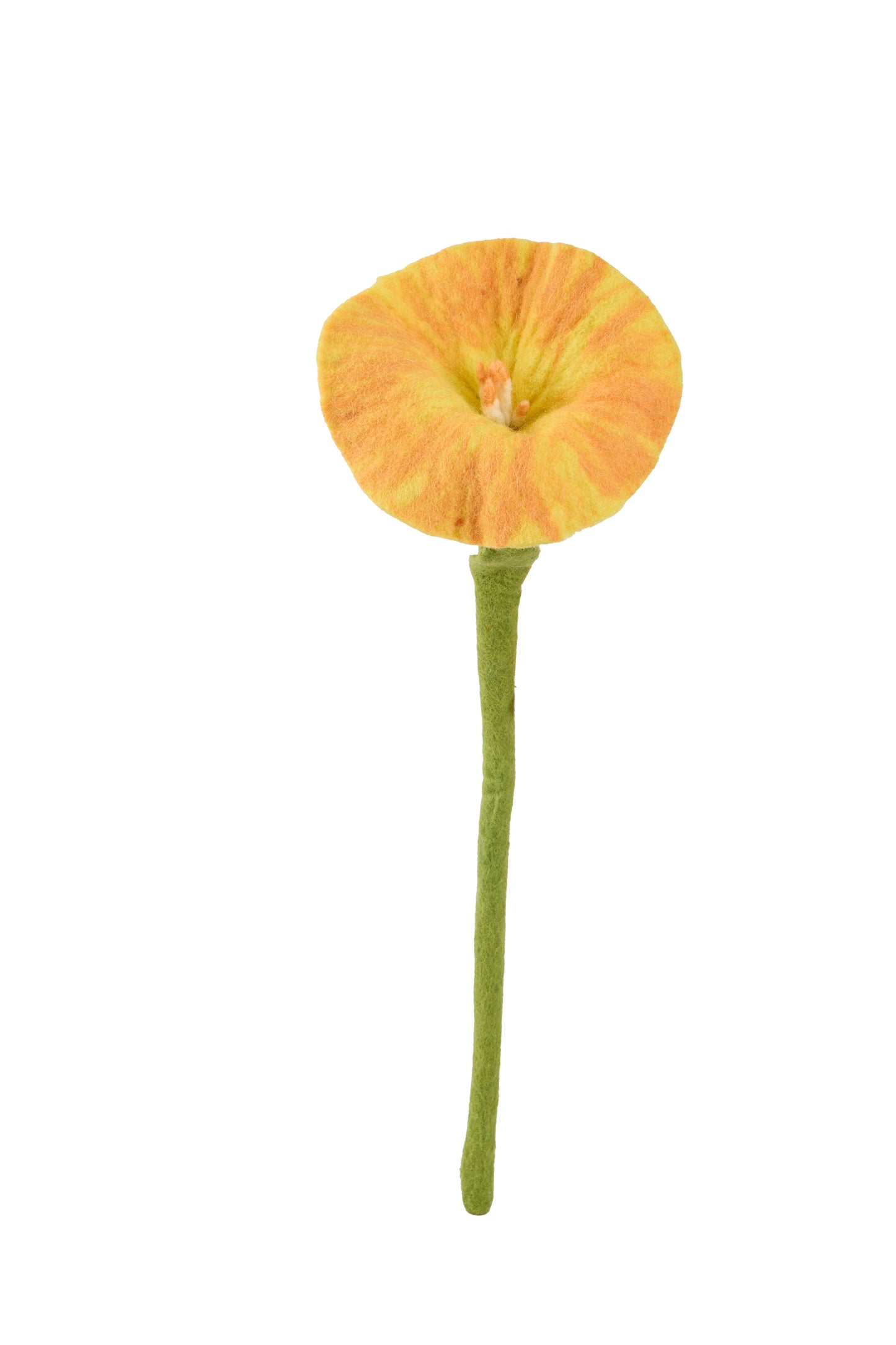 Handmade Wool Felt Flowers - Morning Glory