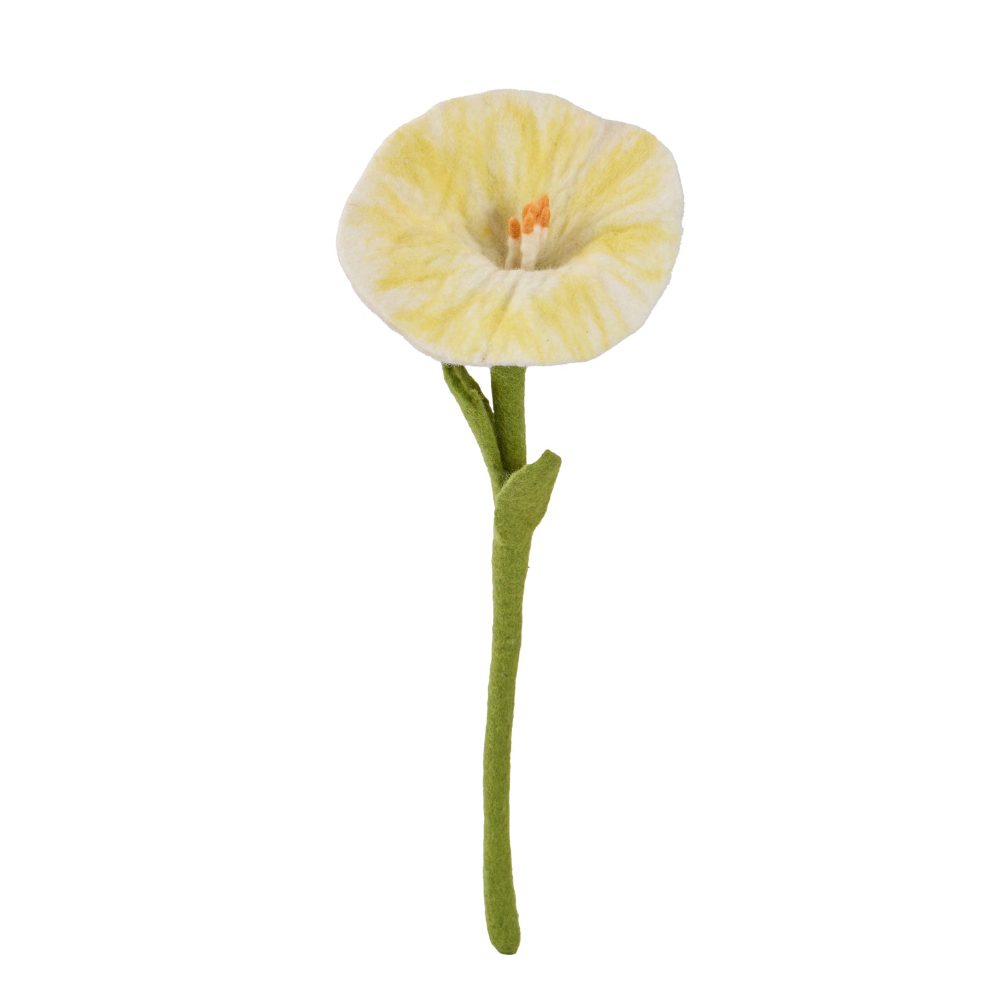 Handmade Wool Felt Flowers - Morning Glory