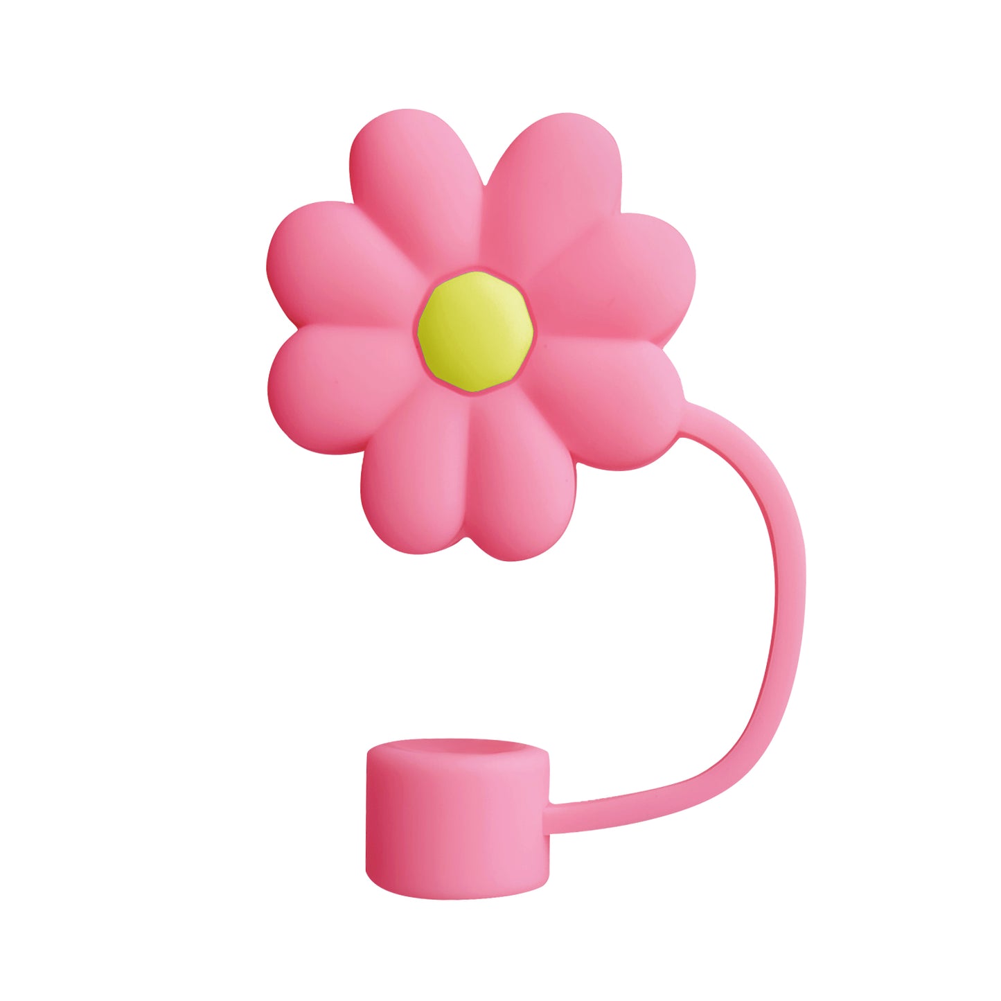 10mm Flower Silicone Straw Top Cover for Stanley 30 & 40oz Tumblers
