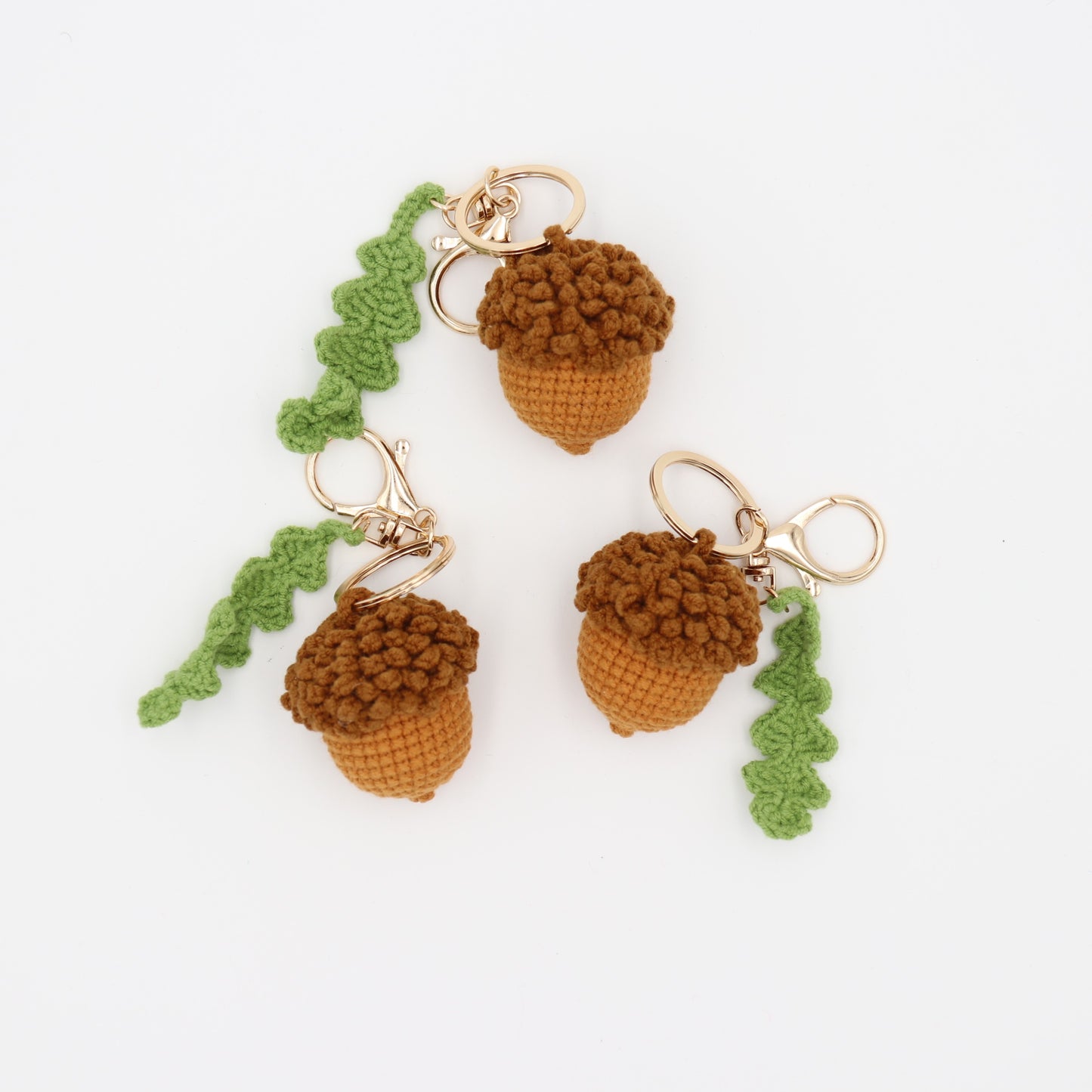 Forest Friend: Cozy Handmade Acorn Keychain