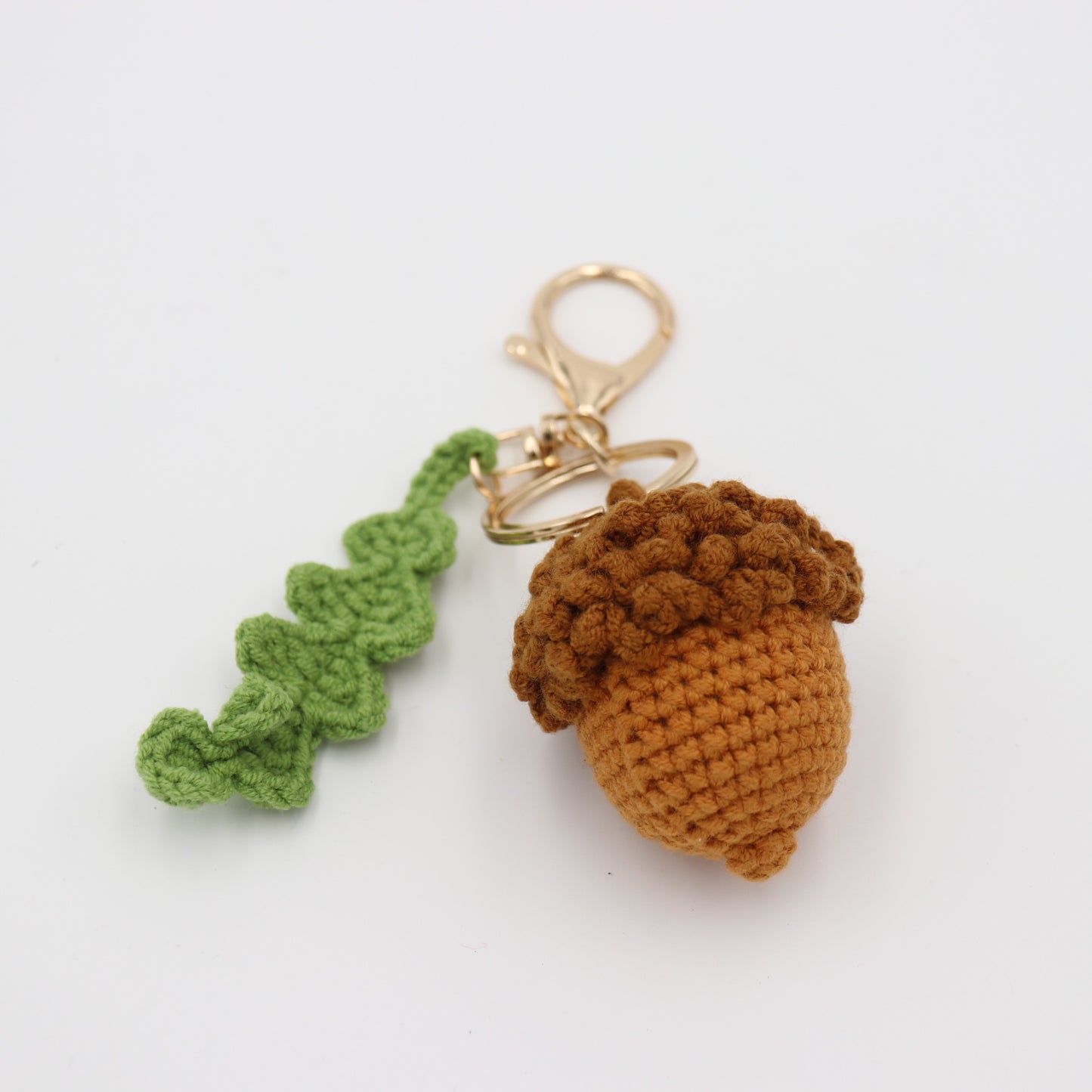 Hand-Crochet - Cozy Handmade Acorn Keychain
