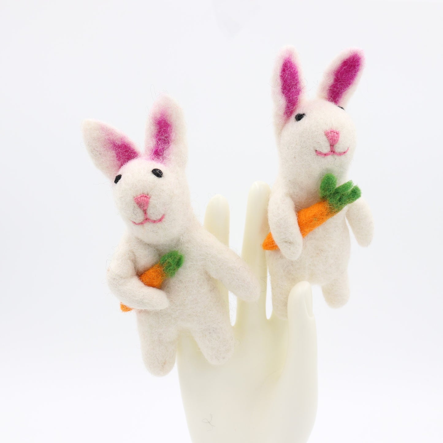 Bunny Rabbit Felt Finger Puppet Toy