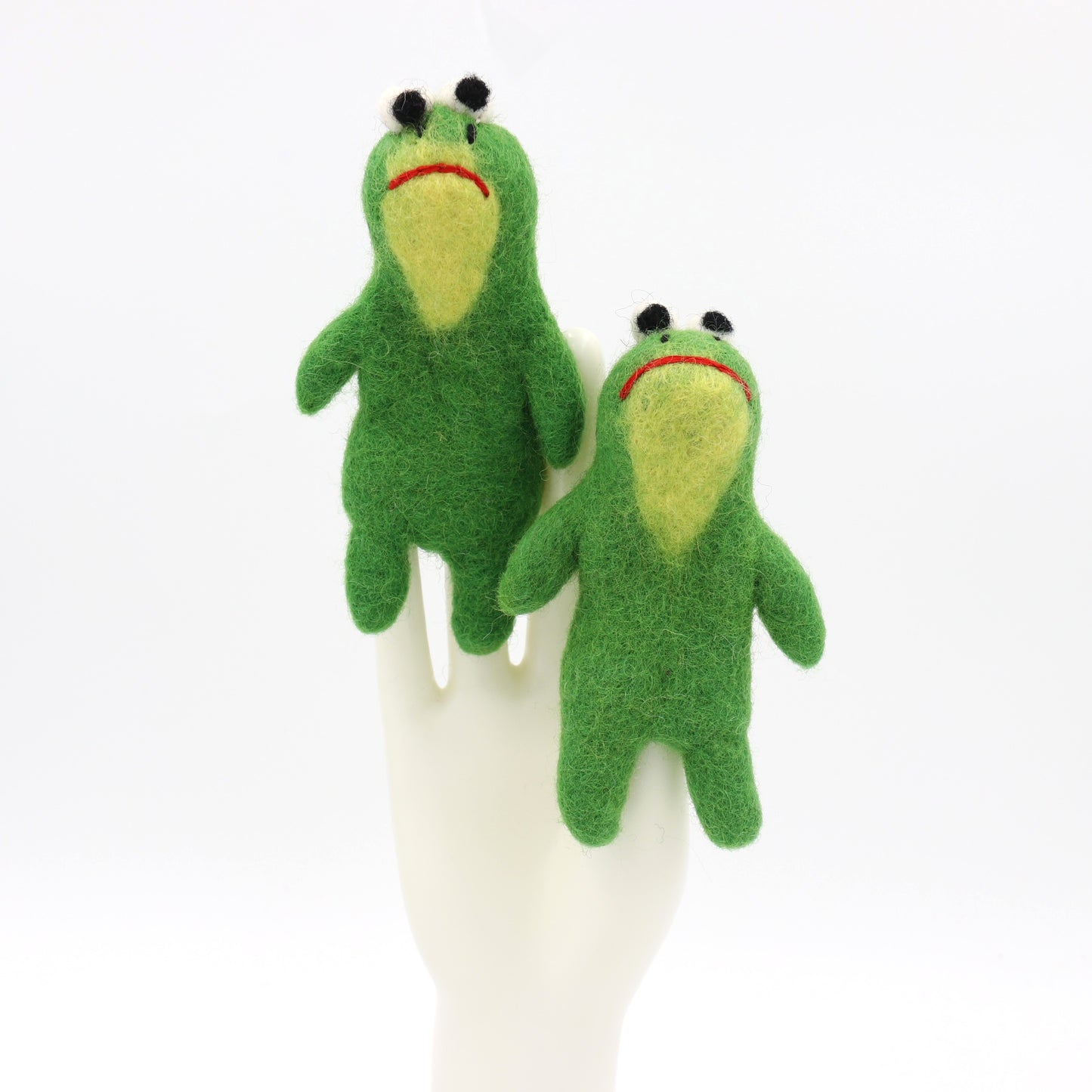 Frog Felt Finger Puppet Toy