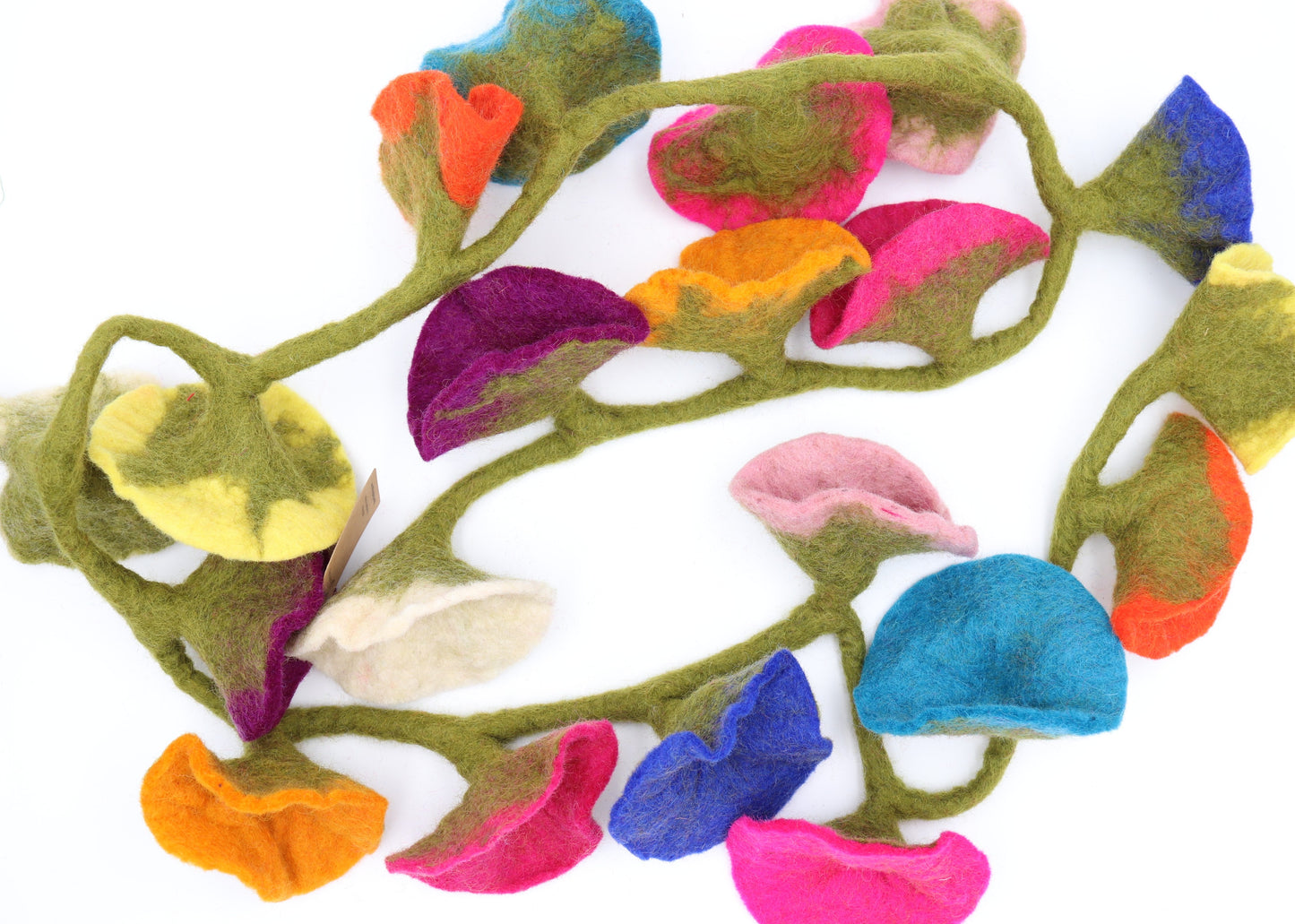 Handmade Wool Felt Flower Garland - Morning Glory