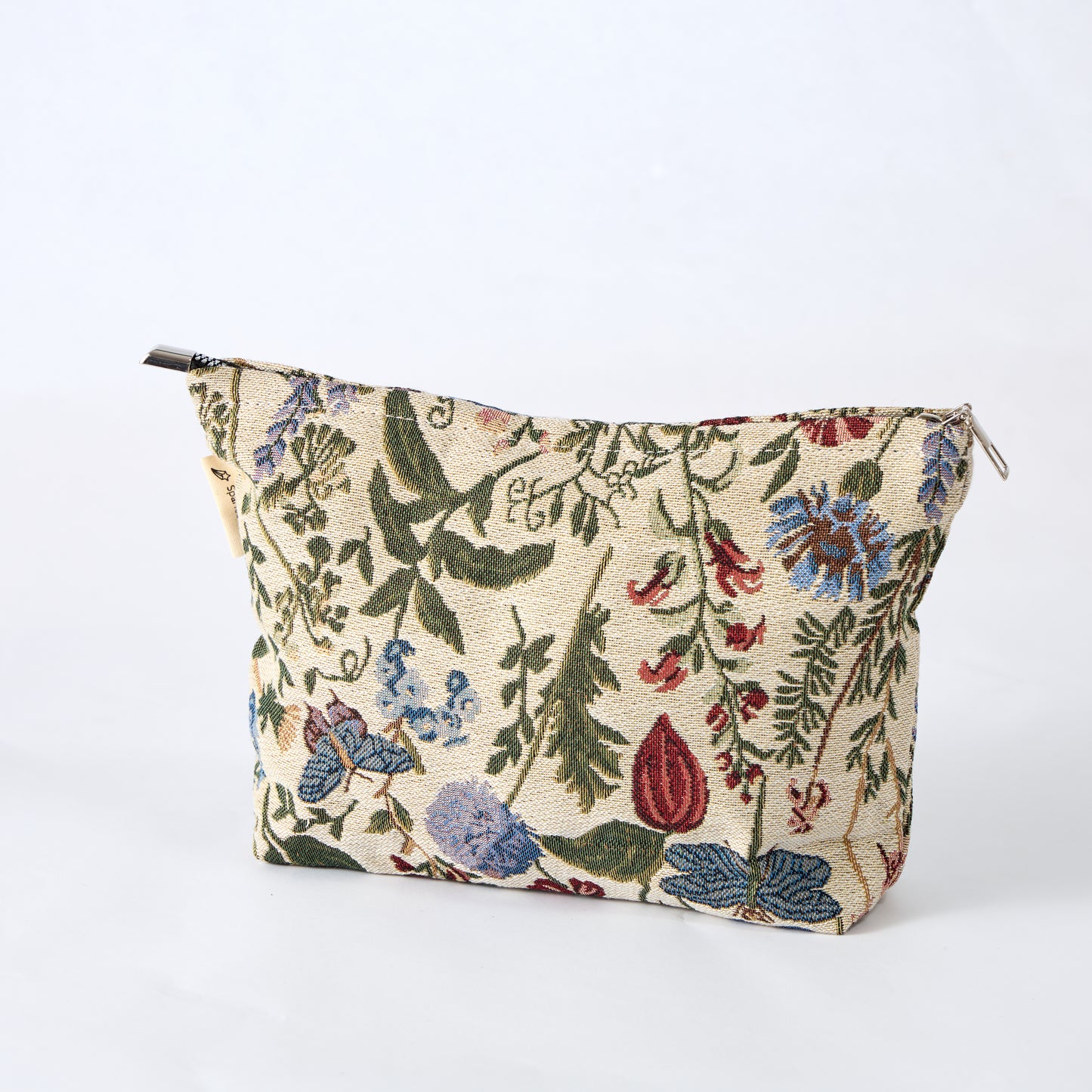 Botanical Floral Toiletry Bag - Travel-Friendly Cosmetic Bag