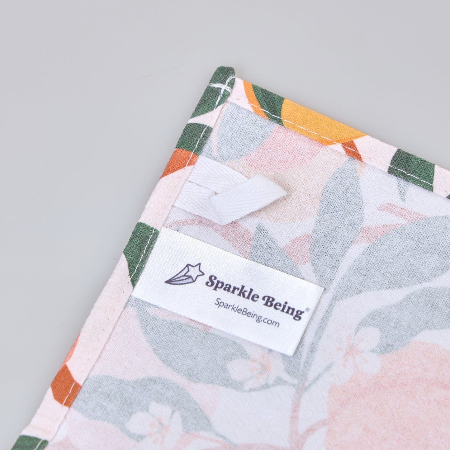 Tea Towels for a Cute Kitchen – Peachy Keen (Set of 2) | 100% Cotton, Absorbent & Eco-Friendly