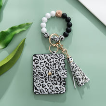 Load image into Gallery viewer, Silicone Bracelet Wristlet Keychain Card Case Wallet Card Holder
