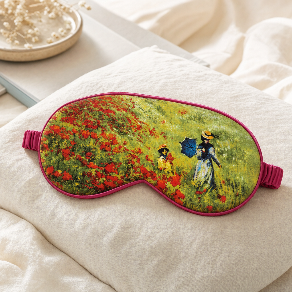 Art Sleep Mask – Poppy Field by Monet