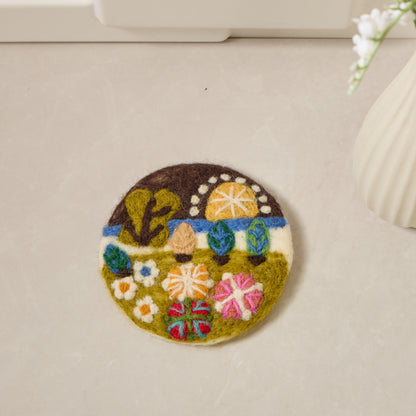 Wool Felt Coffee Cup Mug Table Mat Coasters