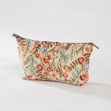 Load image into Gallery viewer, Wildflower Print Toiletry / Makeup Bag - Travel-Friendly Cosmetic Bag
