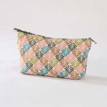 Load image into Gallery viewer, Oriental Waves Multi-Color Print Toiletry / Makeup Bag - Travel-Friendly Cosmetic Bag
