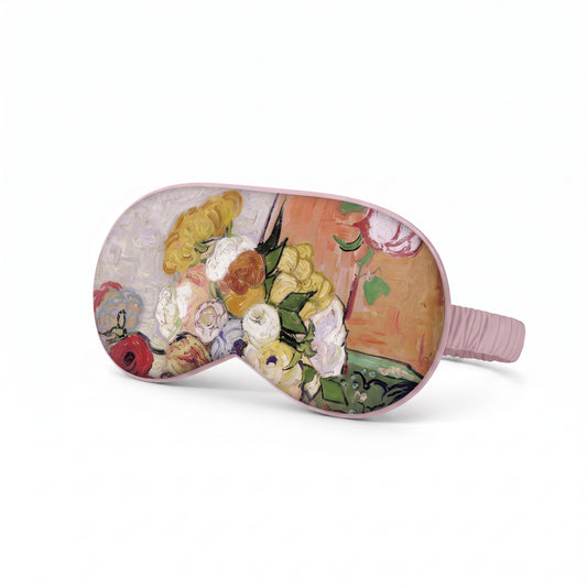 Art Sleep Mask – Vase with Roses and Anemones by Vincent van Gogh