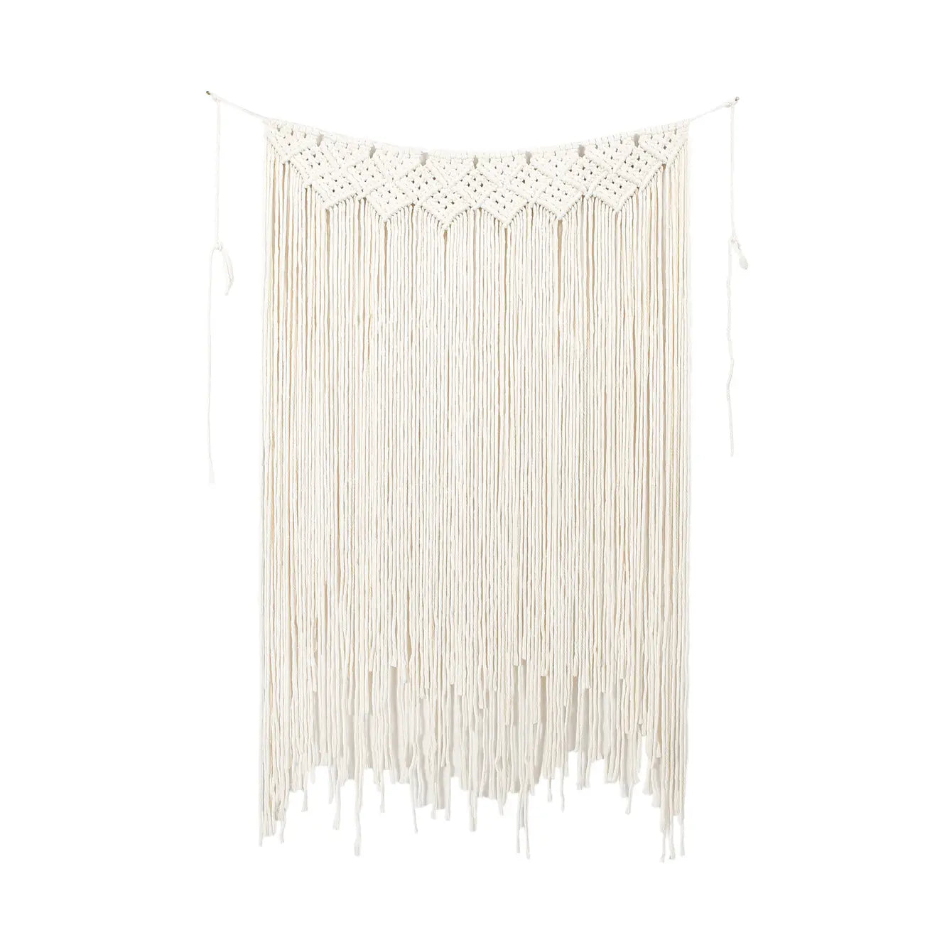 Hand Woven Tapestry Macrame Curtain Tassel Wall Hanging