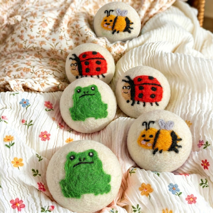 Garden Friends Eco Wool Laundry Dryer Balls – Set of 6