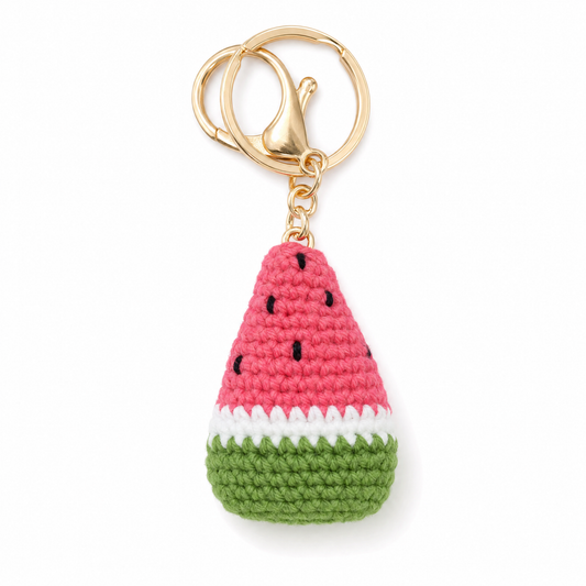 Hand-Crochet Fruity and Fun Watermelon Slice for Summer Lovers