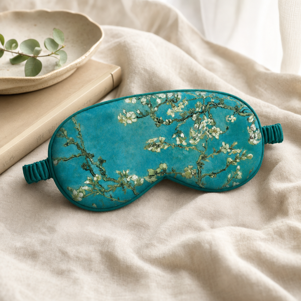 Almond Blossom Silk Art Sleep Mask – Van Gogh