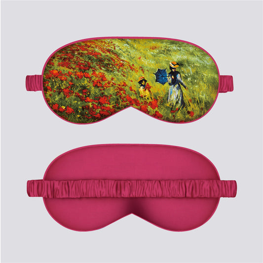 Art Sleep Mask – Poppy Field by Monet