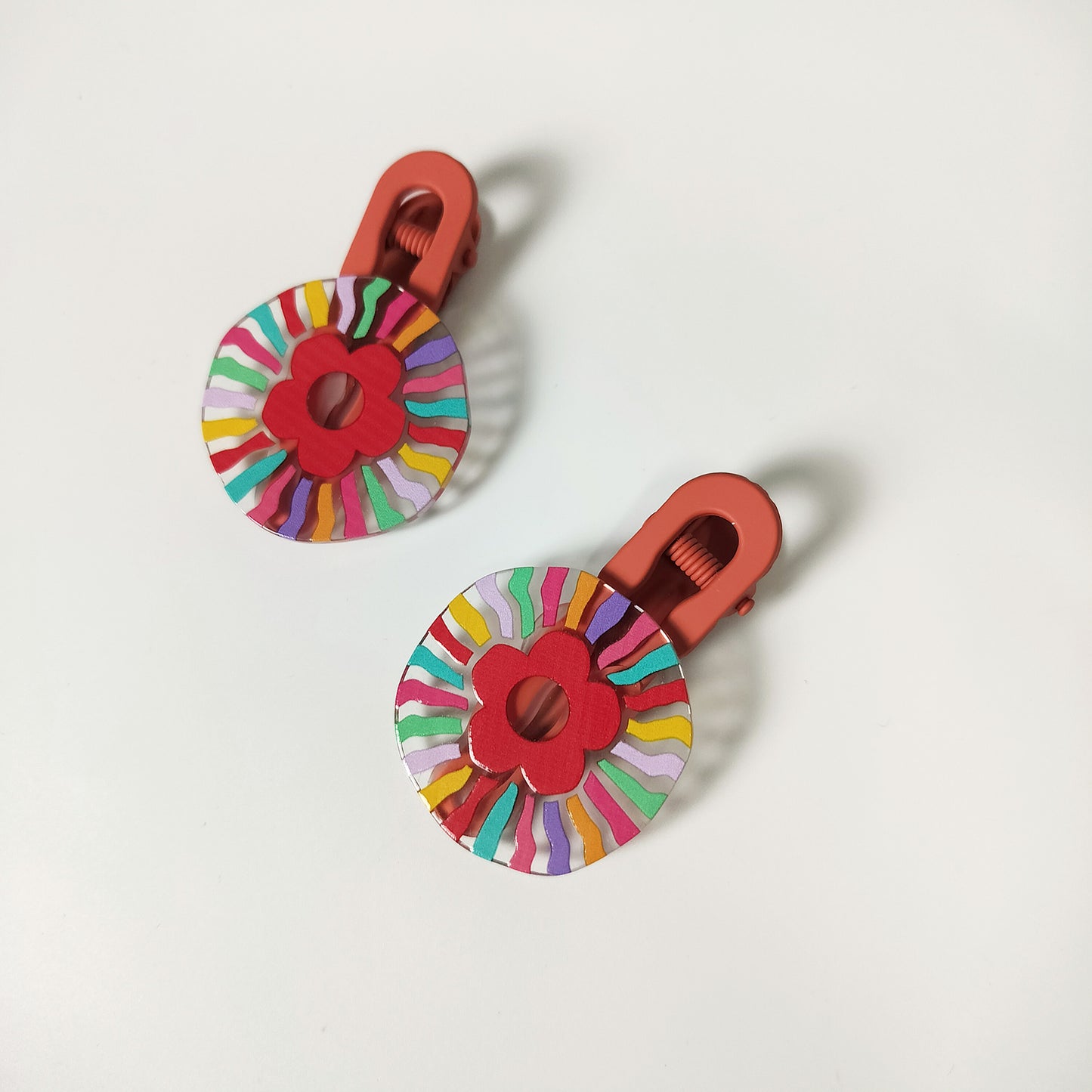 Artsy Flora & Fauna Hair Clips Set of 2