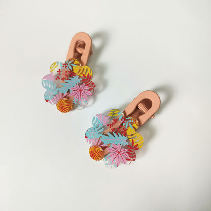 Artsy Flora & Fauna Hair Clips Set of 2