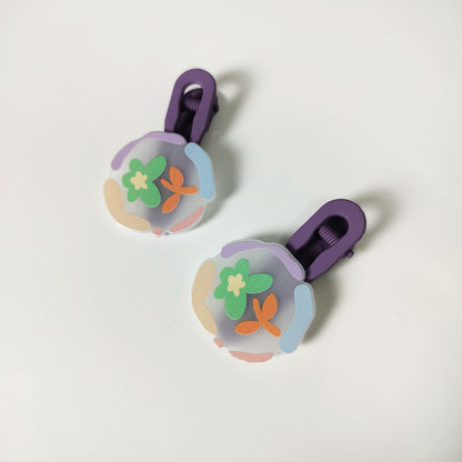 Artsy Flora & Fauna Hair Clips Set of 2