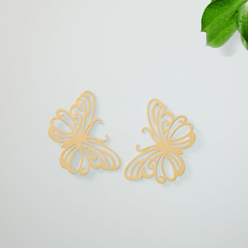 Stainless-Steel-Drop-Earrings-Butterfly