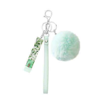 Card Grabber Pom-Pom Keychain - Long Nail Helper Tool